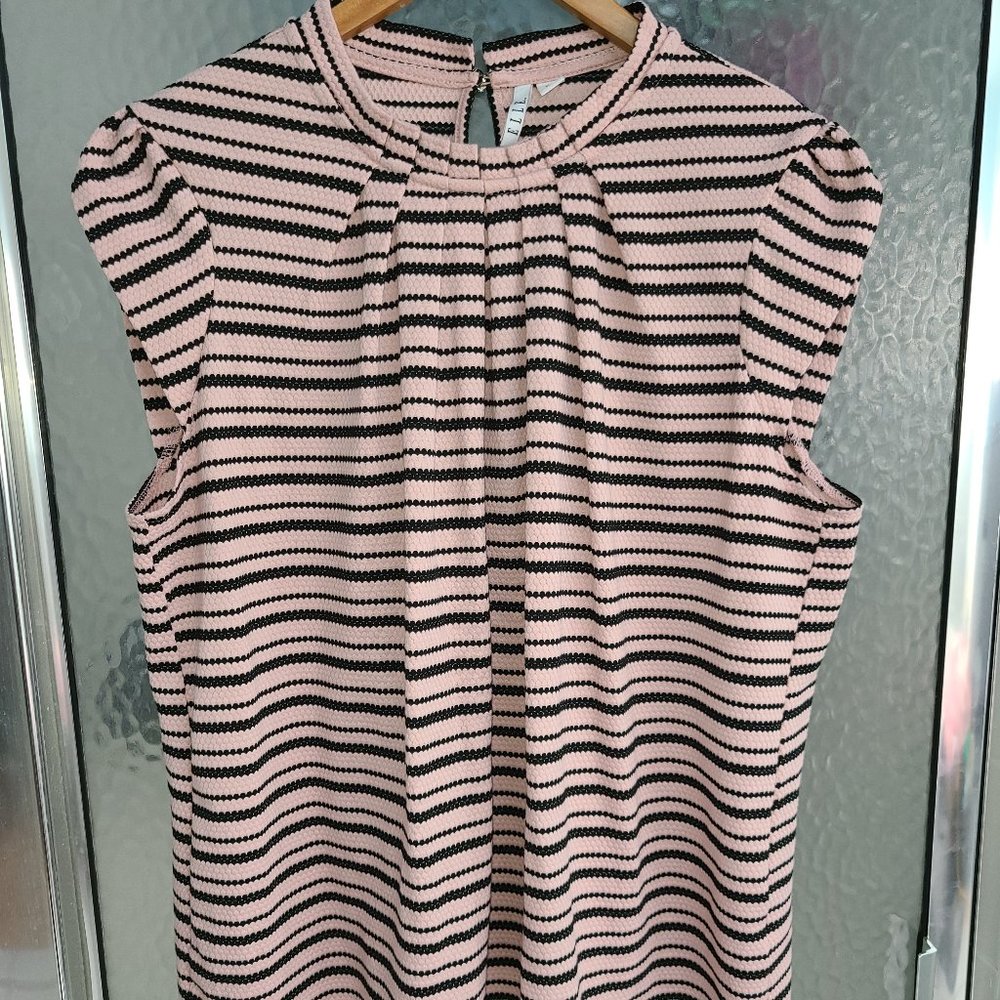 Pink and Black Stripped Top from Elle XXL